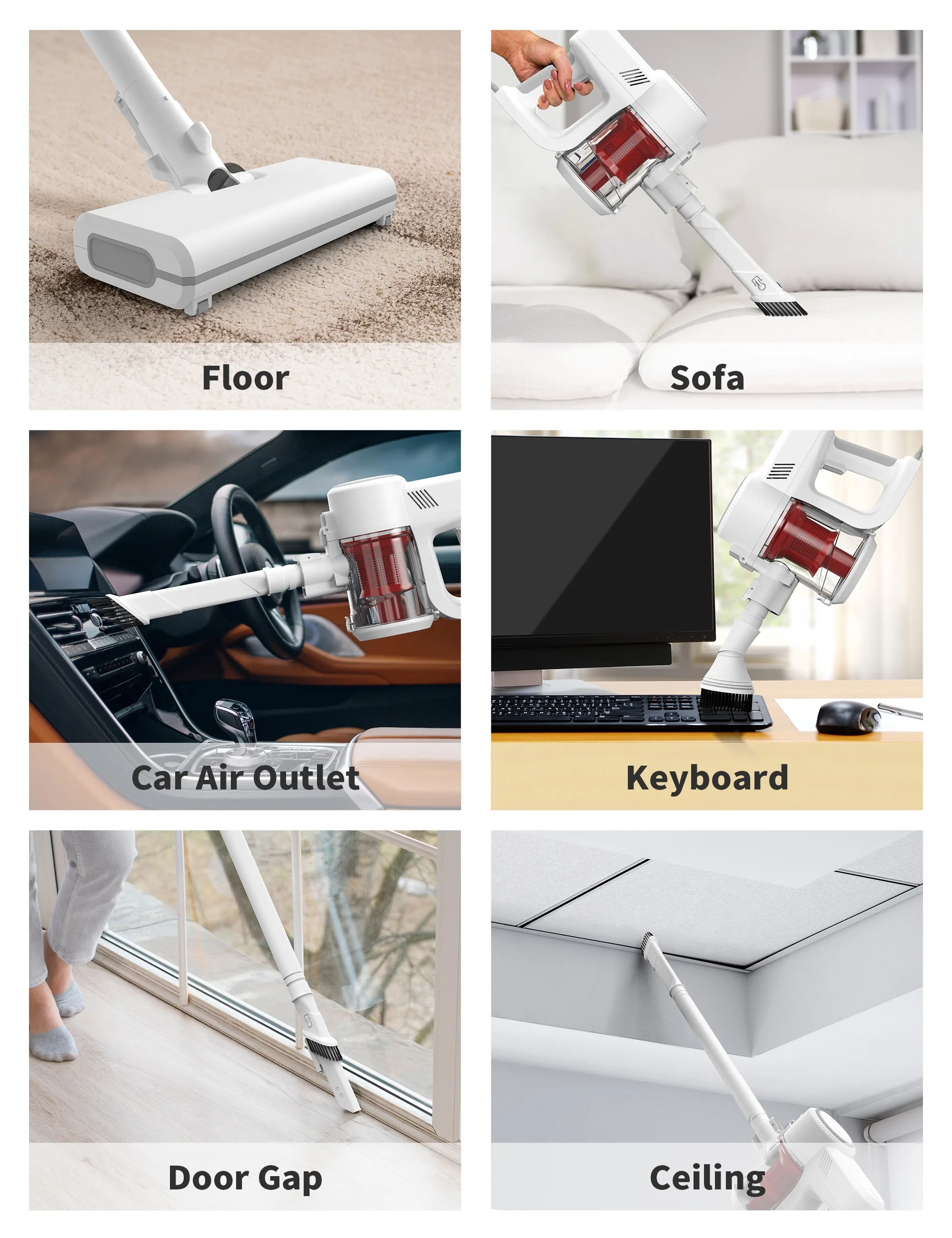Powerful Corded Handheld Vacuum Cleaner - For Bedrooms, Living Rooms, Floors & Carpets Home Pet Hair Hardwood Floor