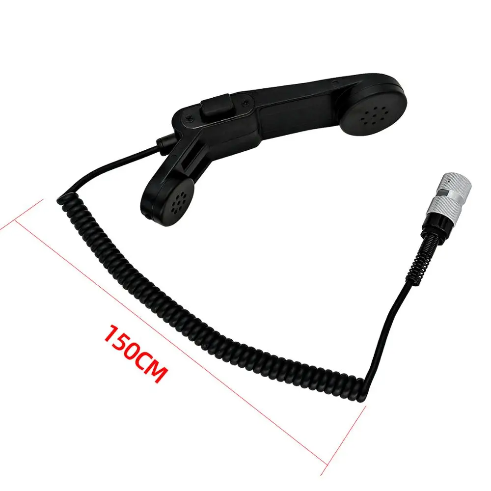 Tactical H250 Handheld Speaker Microphone 6-pin Ptt, for Tactical AN / PRC 152 PRC 148 PRC 163 Virtual Walkie-talkie Model