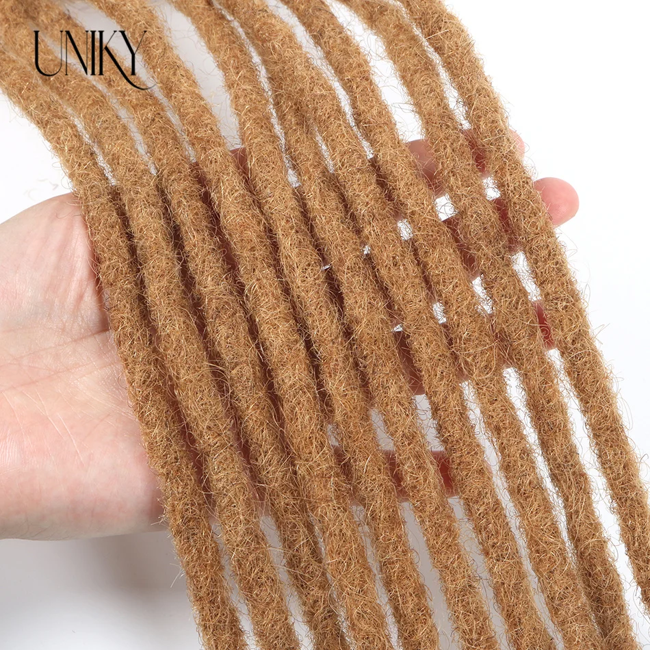 Extensões 0.4 cm Faux Locks Crochet Hair