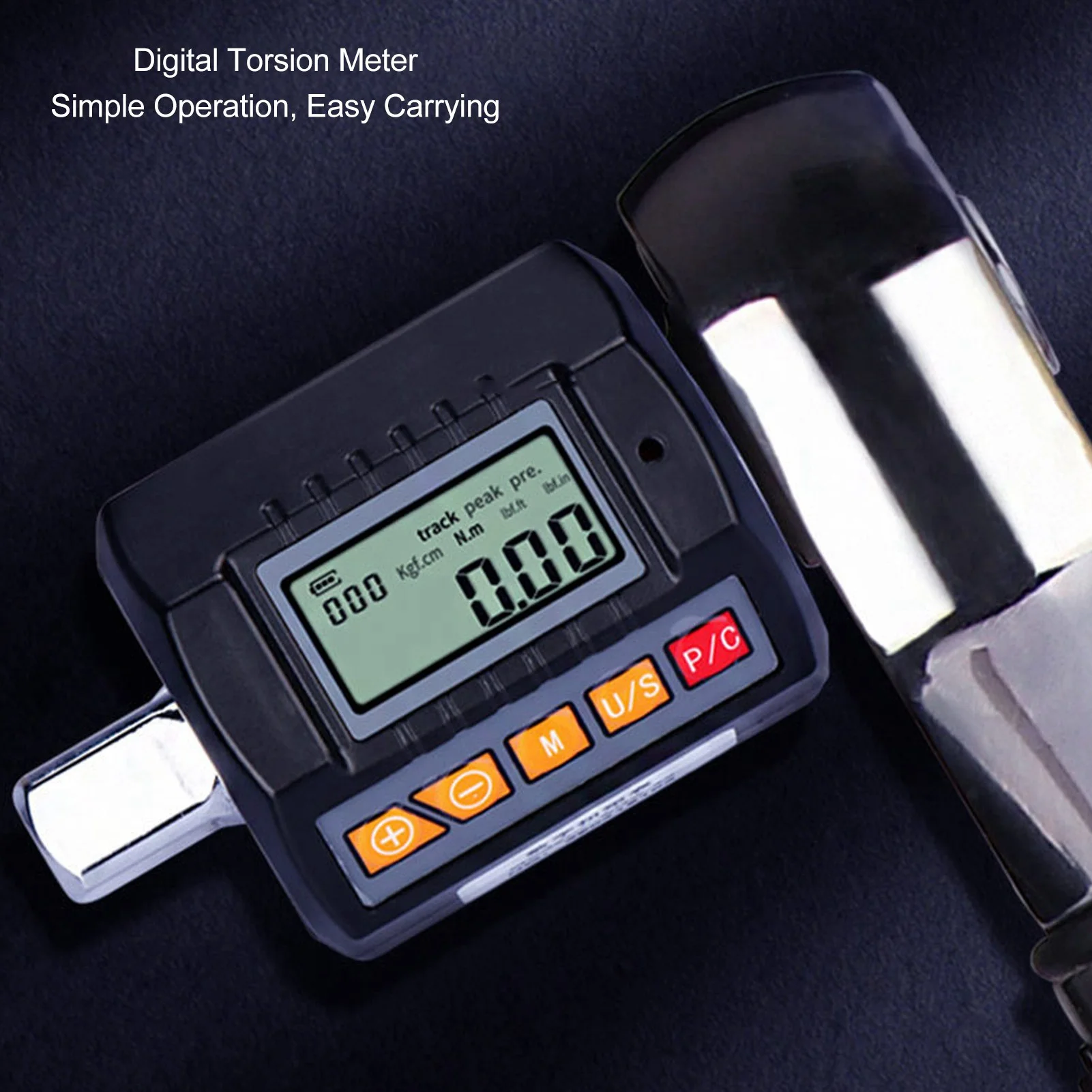 토션 렌치 어댑터 정방향 및 역방향 사용 1/2인치 1/4인치 3/8인치 어댑터 자동차 자전거 오토바이 수리용 디지털 토션 미터