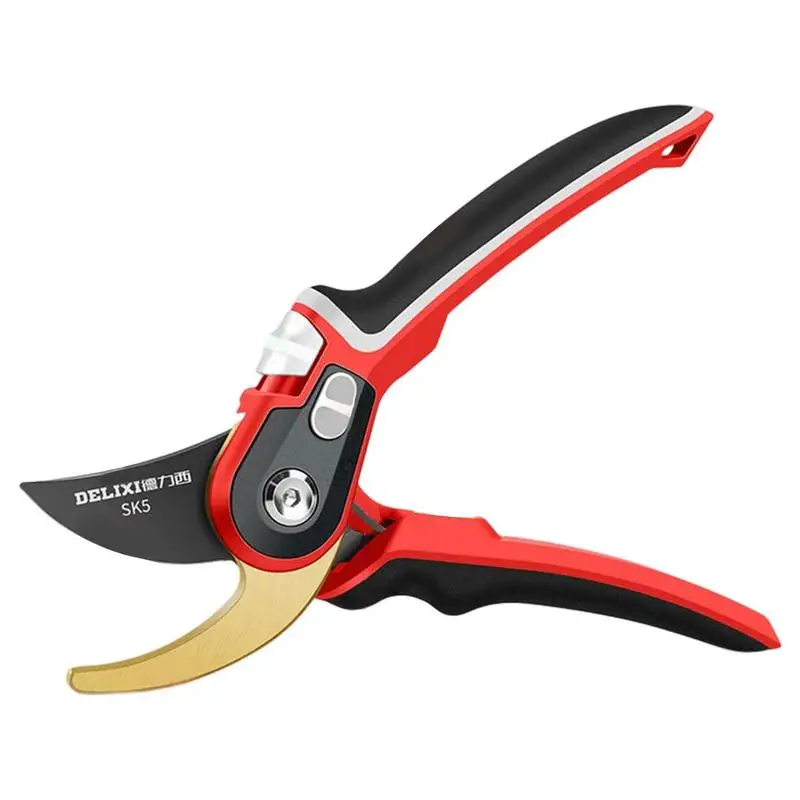 

Plant Trimming Scissors Garden Snips Wear-resistant Adjustable Opening Shockproof Flower Cutting Scissors With Safety Lock