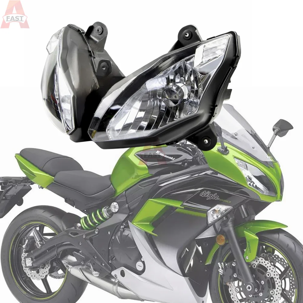 

Передняя фара в сборе для мотоцикла Kawasaki NINJA 650 ER6F 2012-2016, фары NINJA650EX650 ER-6F 2013 2014 13 14