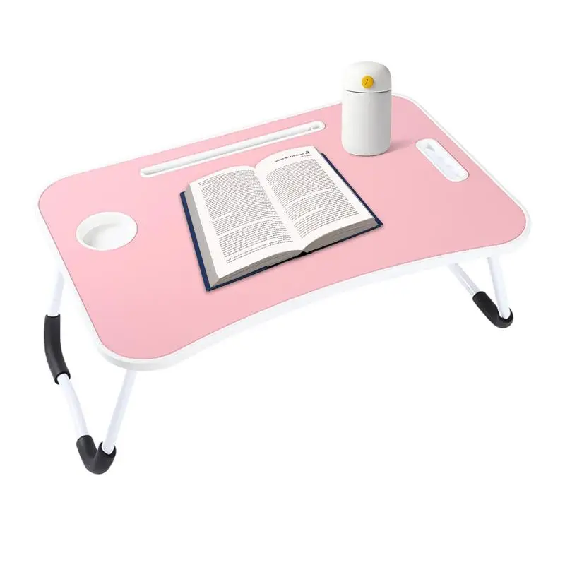 침대용 접이식 노트북 테이블, 미끄럼 방지, 접이식 랩 스탠딩 테이블, 컴퓨터 책상, 작업용 노트북 거치대 