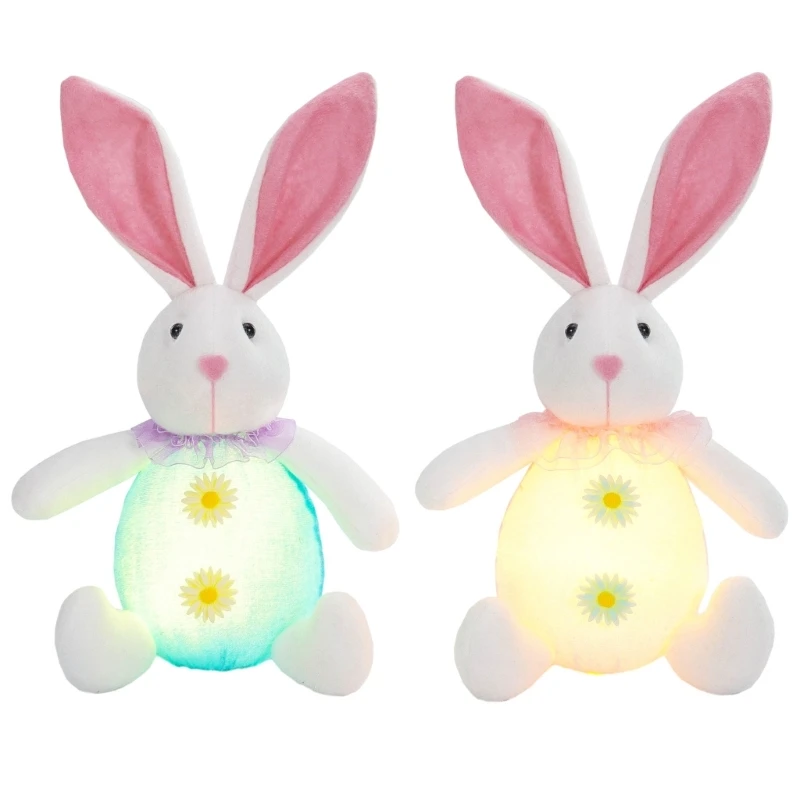 

D0AD Пасхальный кролик, украшение ручной работы, плюшевый декор в виде гнома, украшения в виде гнома на Пасху, подарок, стола