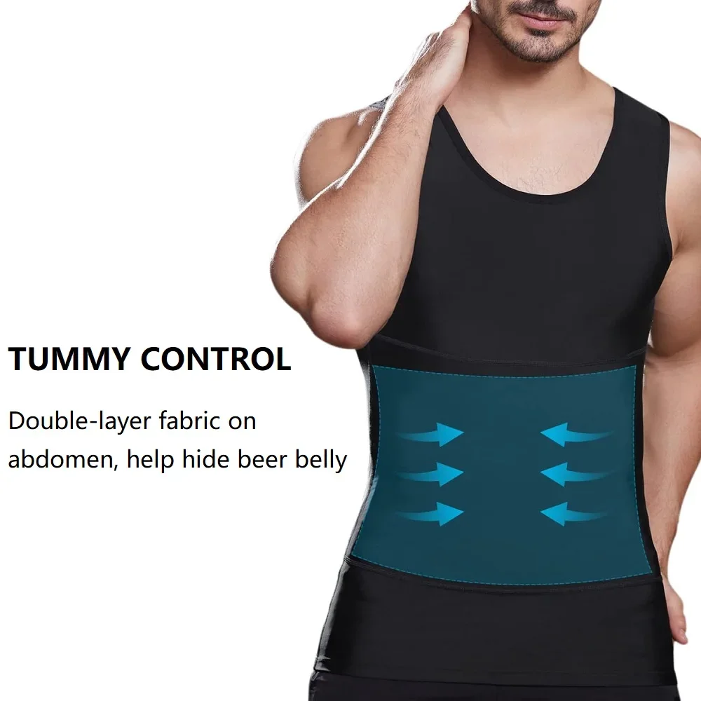 Men's Slimming Compression Tank Top Shaper Undershirt Men's Slimming Compression Tank Top Shaper Undershirt