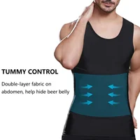 Men's Slimming Compression Tank Top Shaper Undershirt