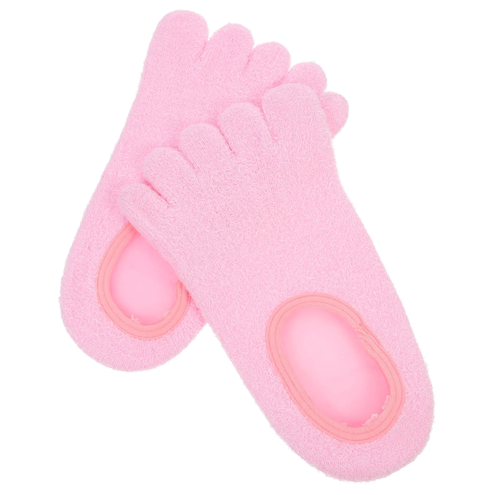 1 Pair Moisturizing Foot Mask Foot Essential Oil Care Products Foot Care Supplies 1 pair five holes half socks forefoot cushion protective foot paw foot care supplies for ballet size s