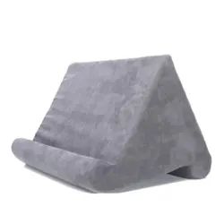 Multifunctional Tablet and Book Reading Pillow Stand (Grey)