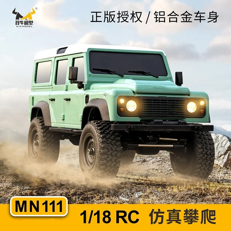 Фото Mn111 D90 D110 Радиоуправляемый автомобиль комплект версии 1/18 4wd альпинистские игрушки 180 строительный мотор портальная ось алюминиевый корпус №2