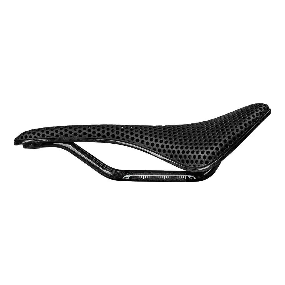 Bicycle Saddle 3D Printed Carbon Road/MTB Bike Super Light Racing Hollow Comfortable Breathable