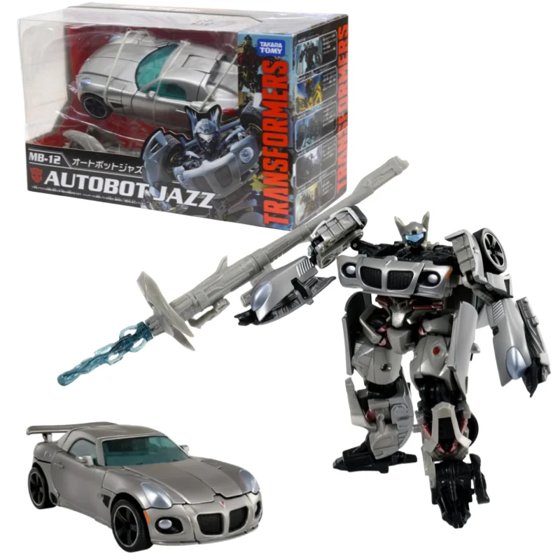 

In Stock Original TAKARA TOMY Transformers Jazz MB-12 Voyager PVC Anime Figure Action Figures Model Toys