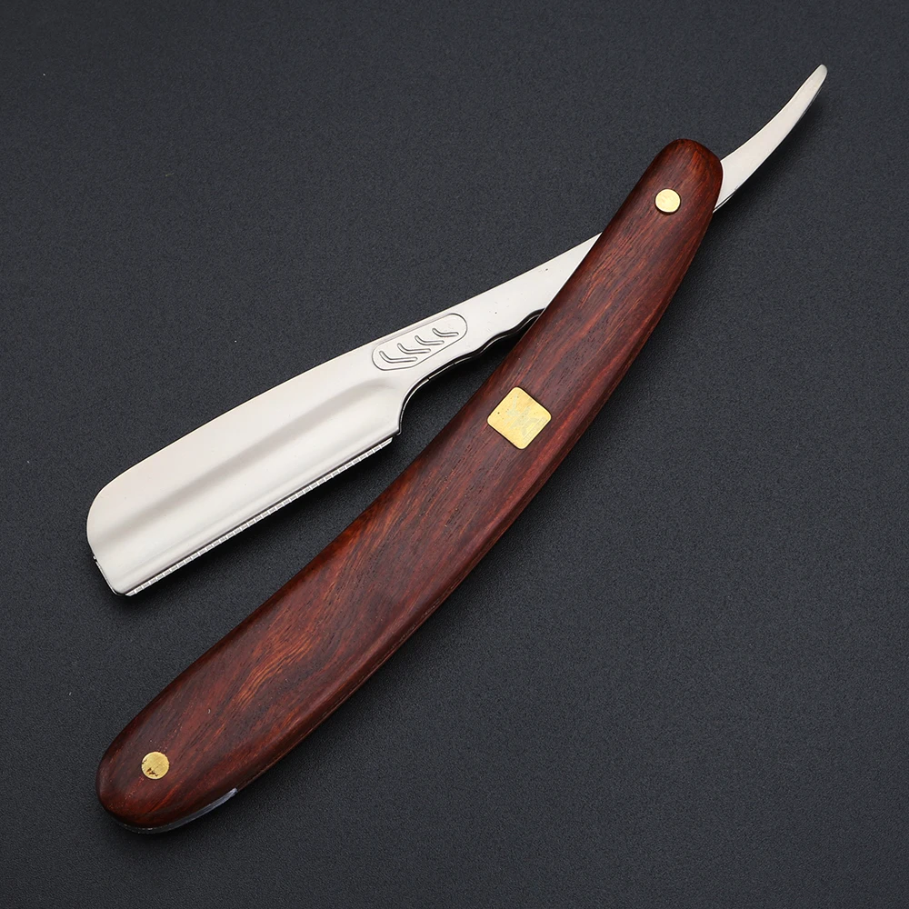 Traditional manual razor shaving safety blade shaving, eyebrow trimming and hair shaving knife holder 3