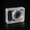 10Pcs Acrylic Coin Display Slab Storage Case Box Box 27mm Diamerter Coin Collection Holder Organizer 5