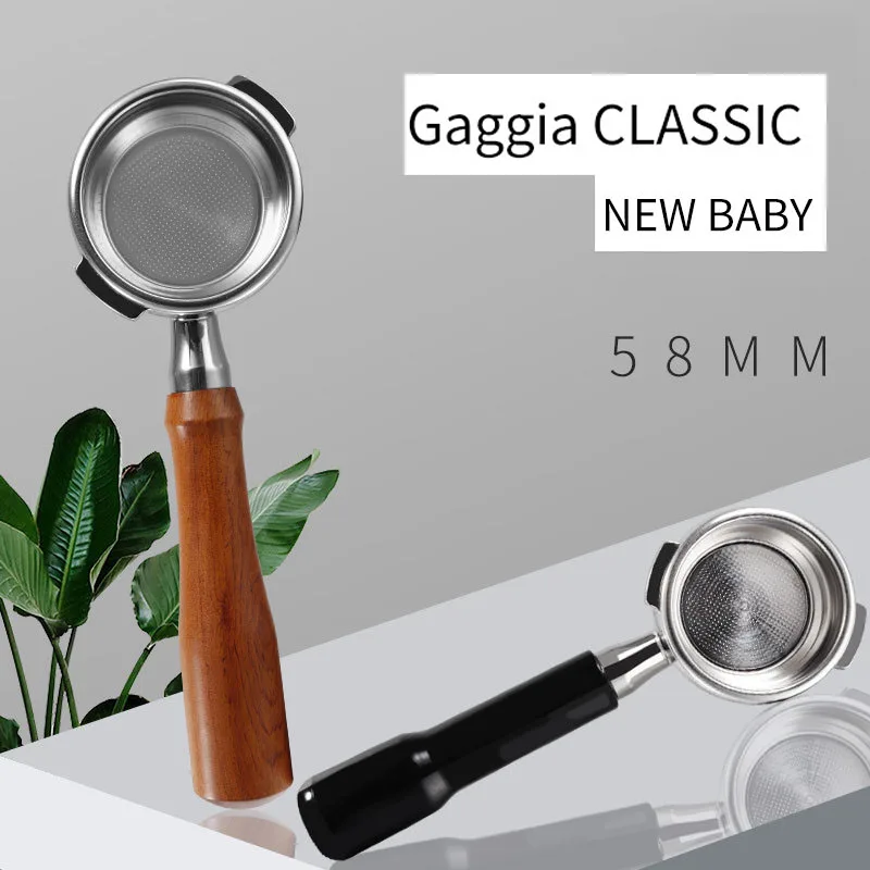 GAGGIA Bottomless Naked Portafilter 58mm Espresso Filter For NEW BABY CLASSIC CAREZZA TEBE |