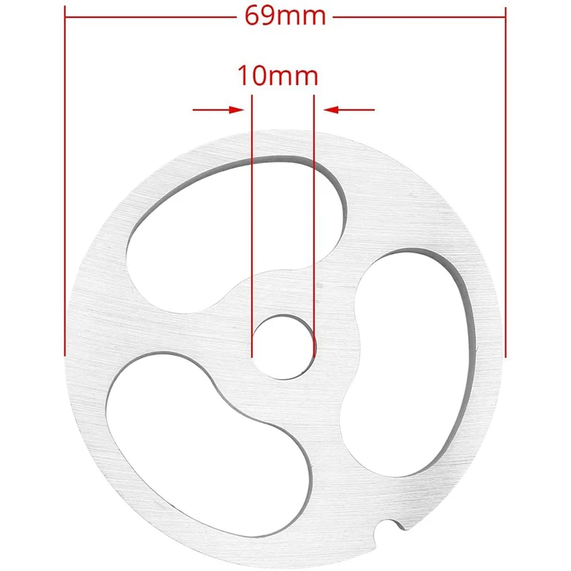 Meat Grinder Meat Grinder Spare Parts Food Grinder Attachments 3X Type 12 Stainless Steel Meat Grinder Plate Discs Blades For Kitchenaid Mixer FGA Food Chopper Meat Grinders F