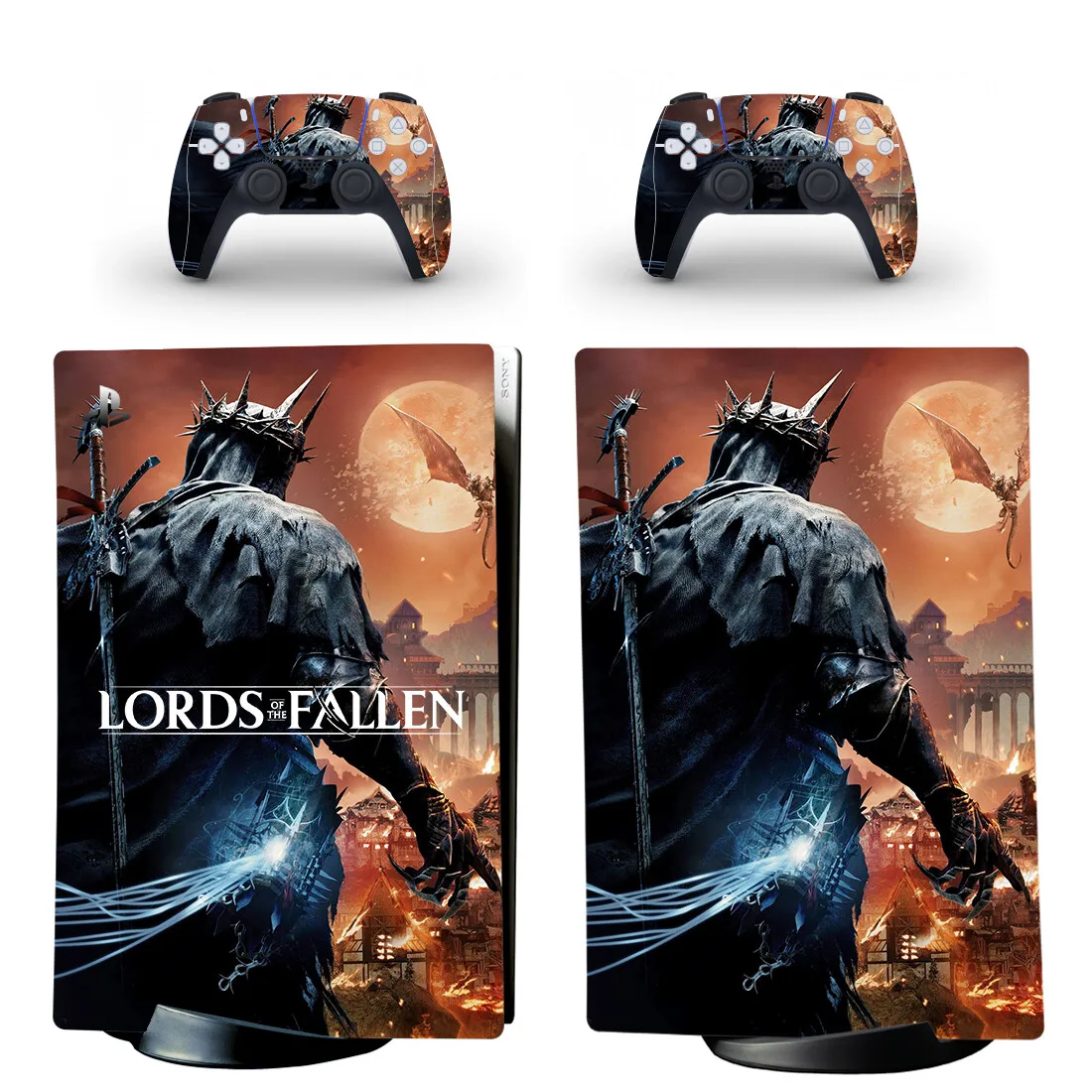 Lords Of The Fallen Ps5 Digital Skin Sticker Decalcomania Cover Per Console E 2 Controller Pelli In Vinile