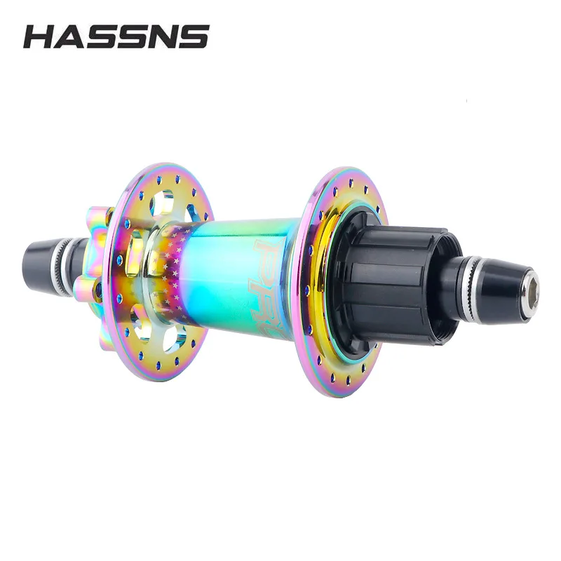 ぴょ HASSNS Dirt Jump Hub Cube Pro 7 32 Holes Single Speed 10x135 Rear