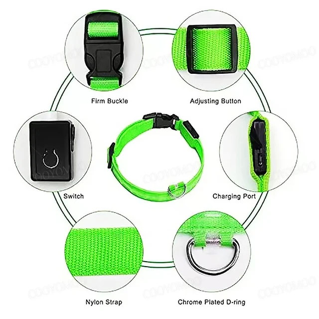 3 Modes Dog Luminous Charge Collar 6