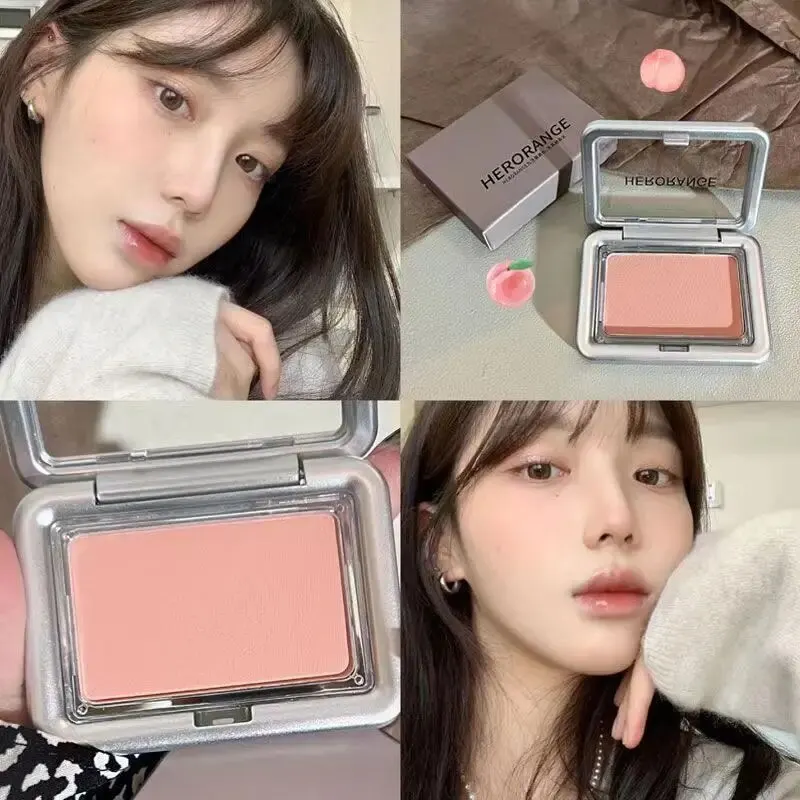 HERORANGE Long-Lasting Waterproof Blush - Available in Five Rich Shades