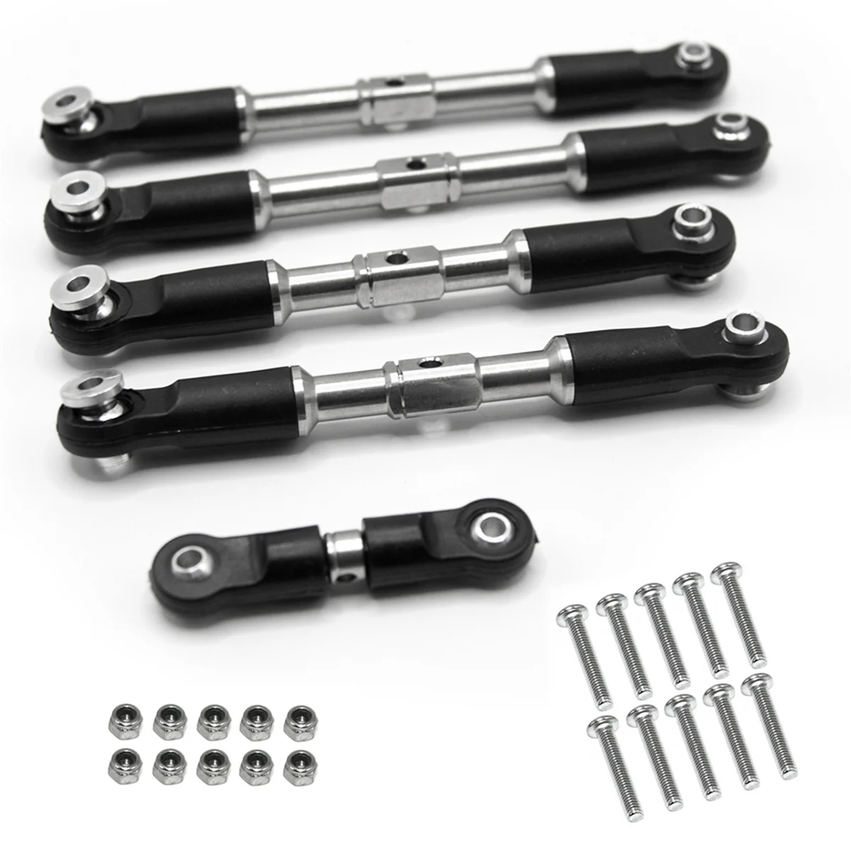BAAU RC Car Upgrade Pull Rods Rotating Shaft Tie Rod Set for Arrma 1/7 Infraction Limitless Felony 1/8 Upgrade Parts