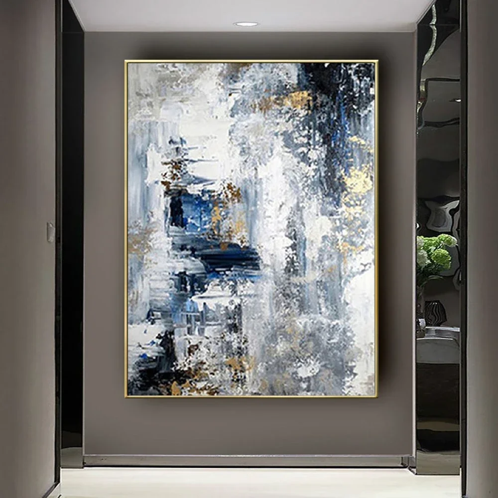 البيج وابي سابي جدار الفن الأسود البيج مجردة جدار...