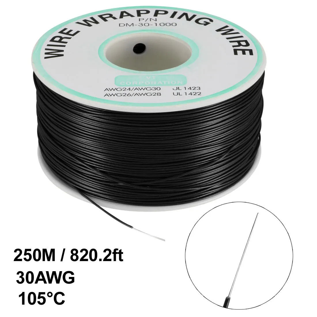 fio de cobre chapeado lata, cabo da