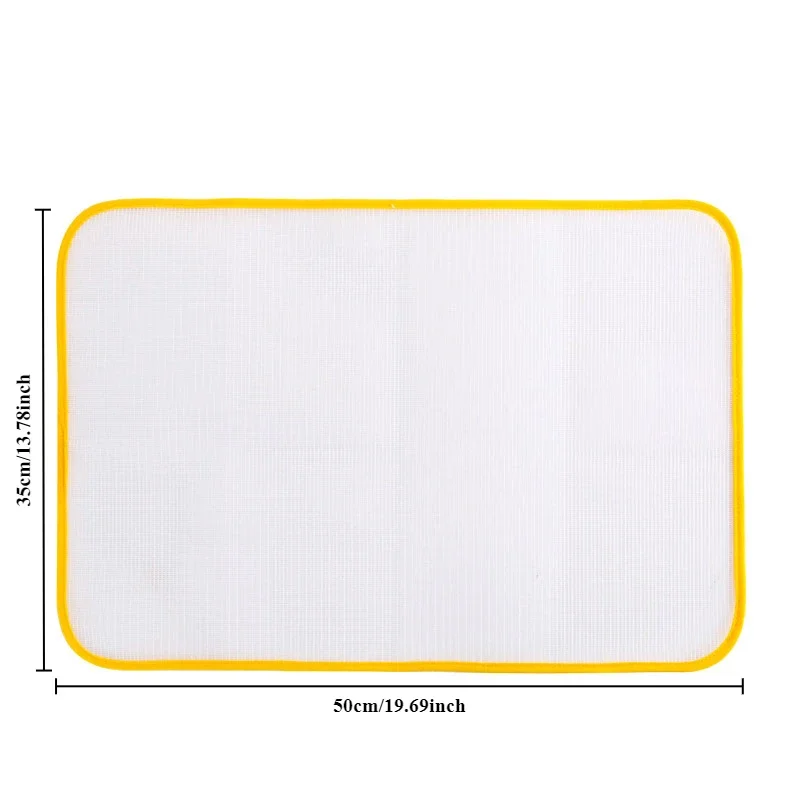 1PC Heat Resistant Ironing Sewing Mesh Cloth Protective Insulation Pad Home Ironing Board Mat Anti-scalding Tools Random Color
