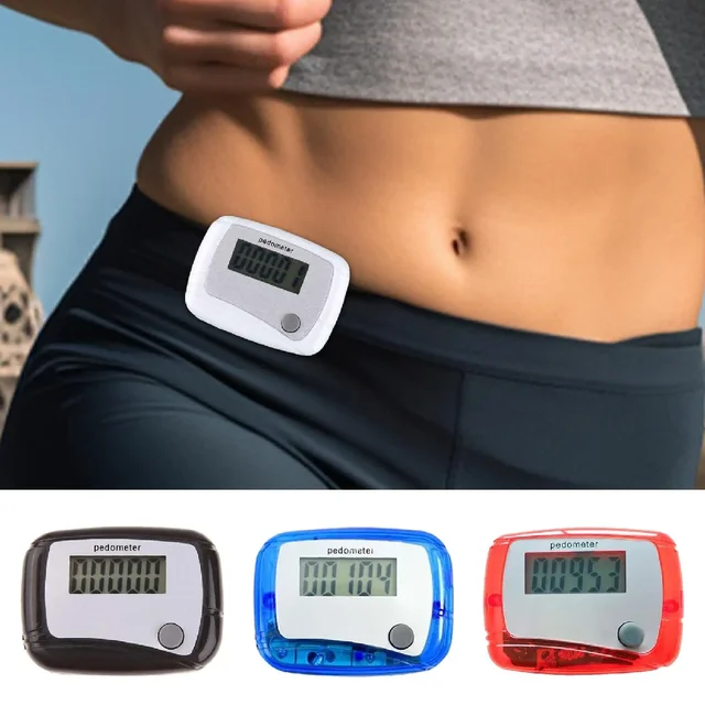 Digital LCD Pedometer with Clip Walking Running Step Counter Step 99999 Mini Step Meter for Outdoor Jogging Training Walking Digital LCD Pedometer with Clip Walking Running Step Counter Step 99999 Mini Step Meter for Outdoor Jogging Training Walking