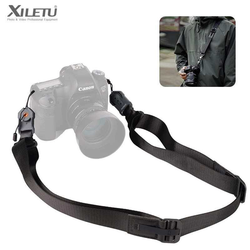 XILETU Lightweight Magnetic Camera Shoulder Strap with Quick Release-Adjustable Neck Strap for Canon Sony DSLR Cameras camera accessories quick release kit