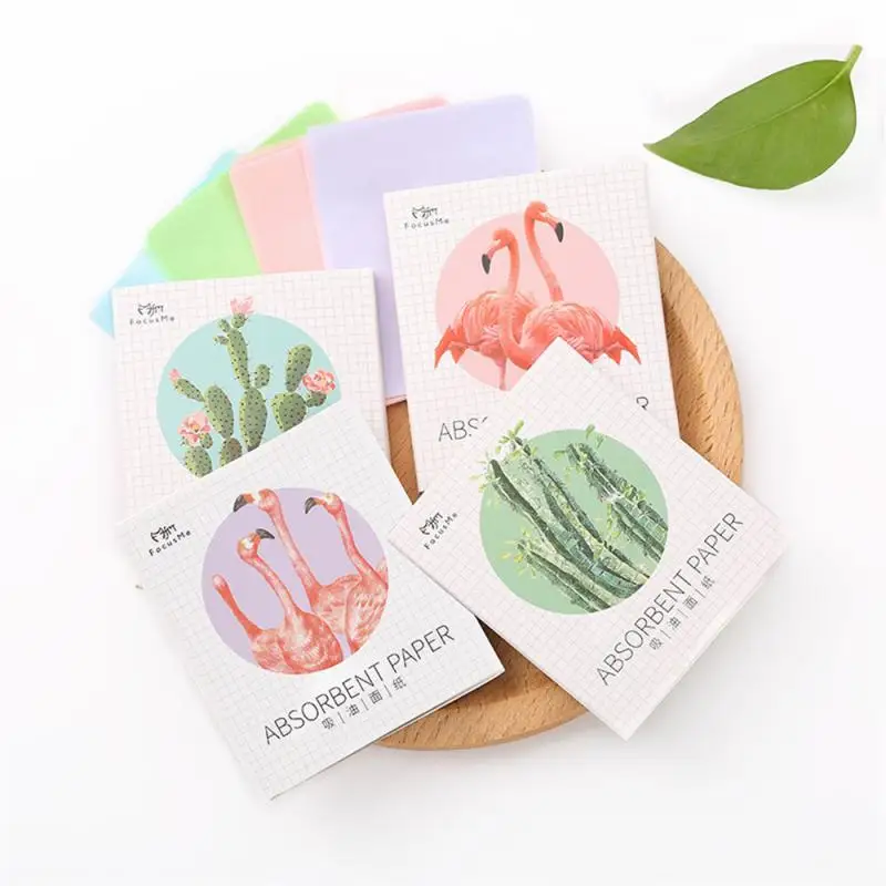 2BOXES Oil Absorbing Paper Refreshing Face Easy To Use Facial Care Beauty And Health Portable Grease Removal Paper