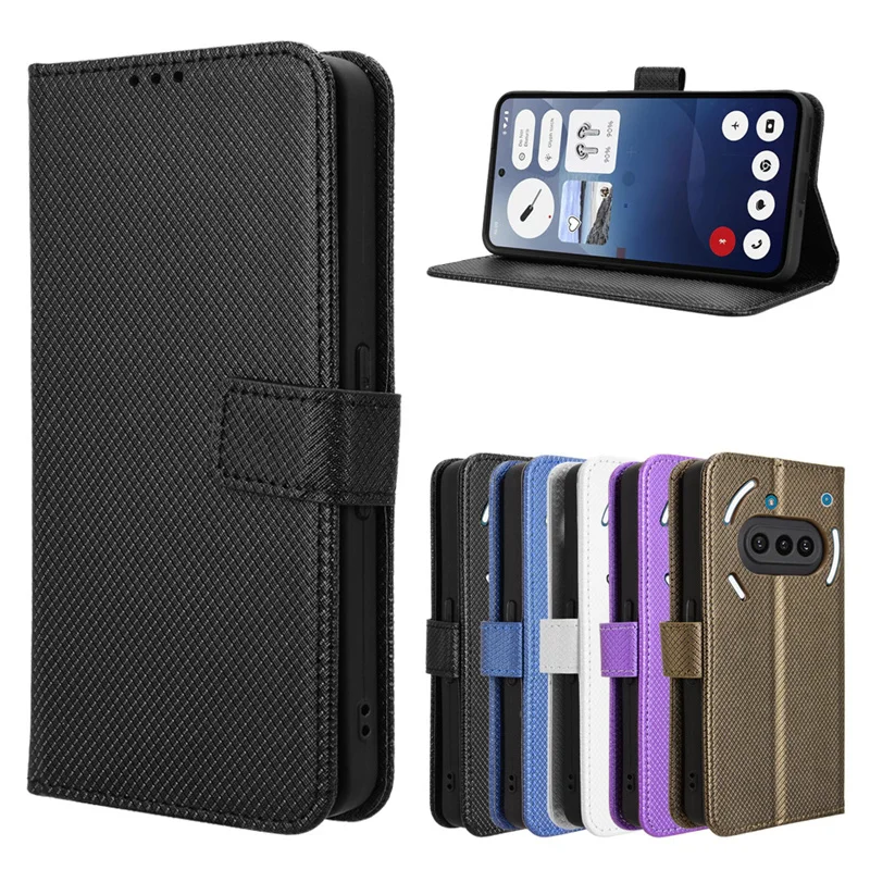 Elegant Flip Diamond Wallet Case with Anti-Drop Stand and Full Protection