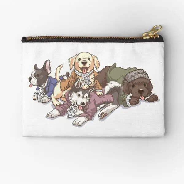 Hamilton Musical X Broadway Dogs Zipper Pouches Pocket Coin Women Key Pure Wallet Underwear Money Packaging Bag Small Cosmetic