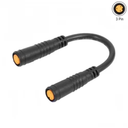 Waterproof Electric Bicycle Thumb Throttle Cable with Sensor Connection (Female Female)