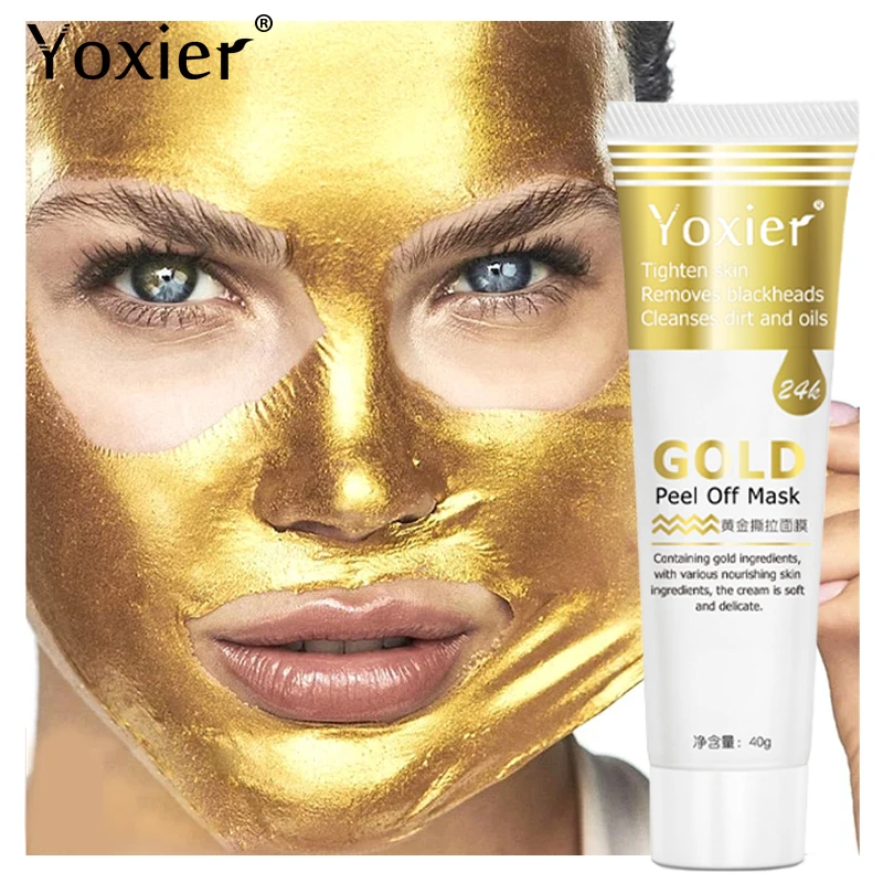 Collagen Gold Peeling Face Masks Blackhead Removal Acne Treatment