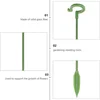 5/10PCS Plants Support Rod Reusable Fixed Stick for Plants Stand Support Flower Vine Climbing Bracket Gardening Accsesories 2