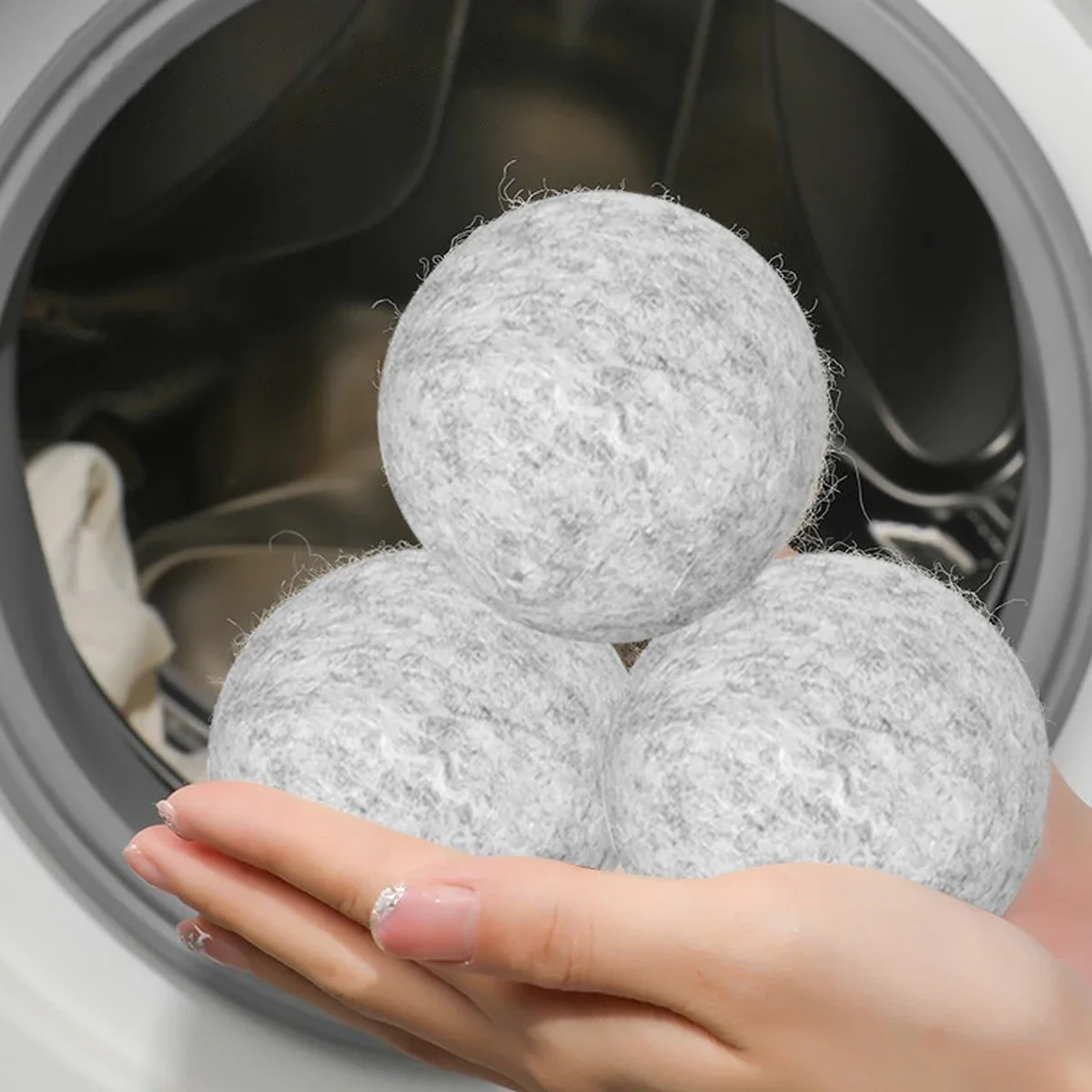 5pcs Wool Dryer Balls Reusable Softener Laundry Washing Machine accessories