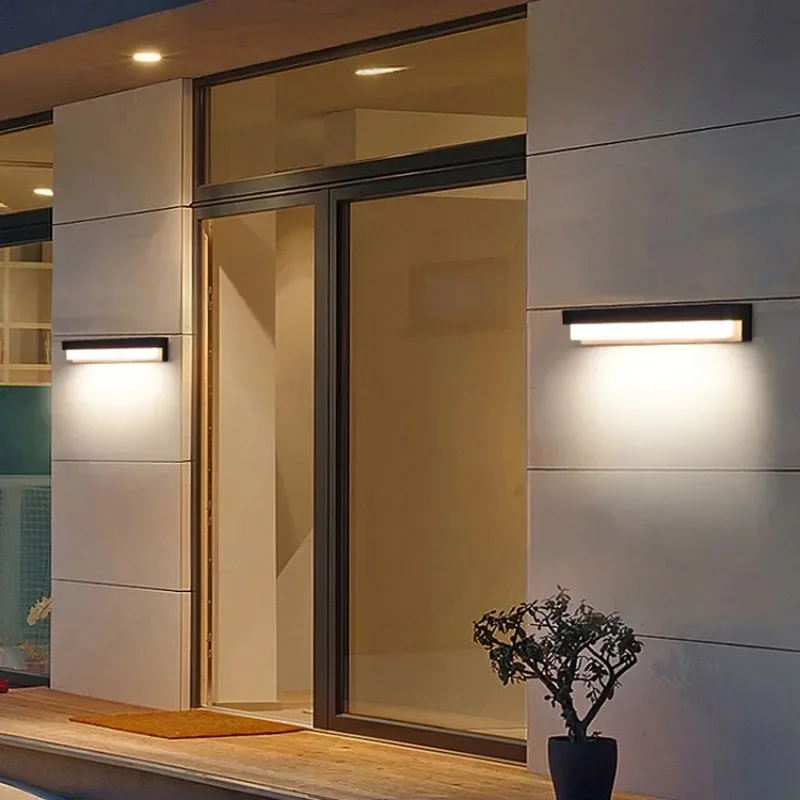 Solar LED Wall Light IP65 Waterproof Outdoor Wall Lamp with Motion Sensor Garden Balcony Decor Villa Door Number Indoor Lighting wall light led wall lamp motion sensor light
