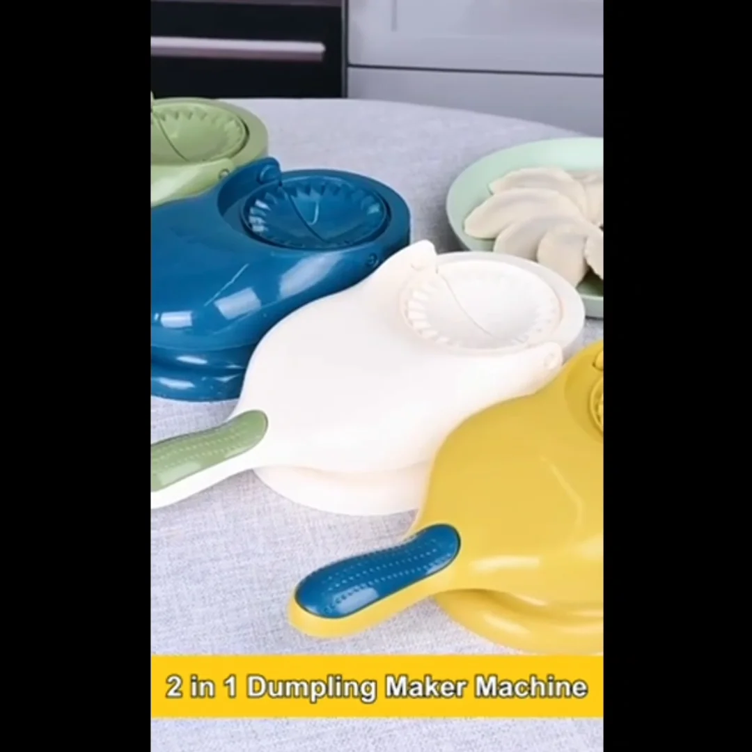 Dumpling Maker, 2 in 1 Dumpling Skin Maker Dumpling Mould, Kitchen Dumpling Making Tool