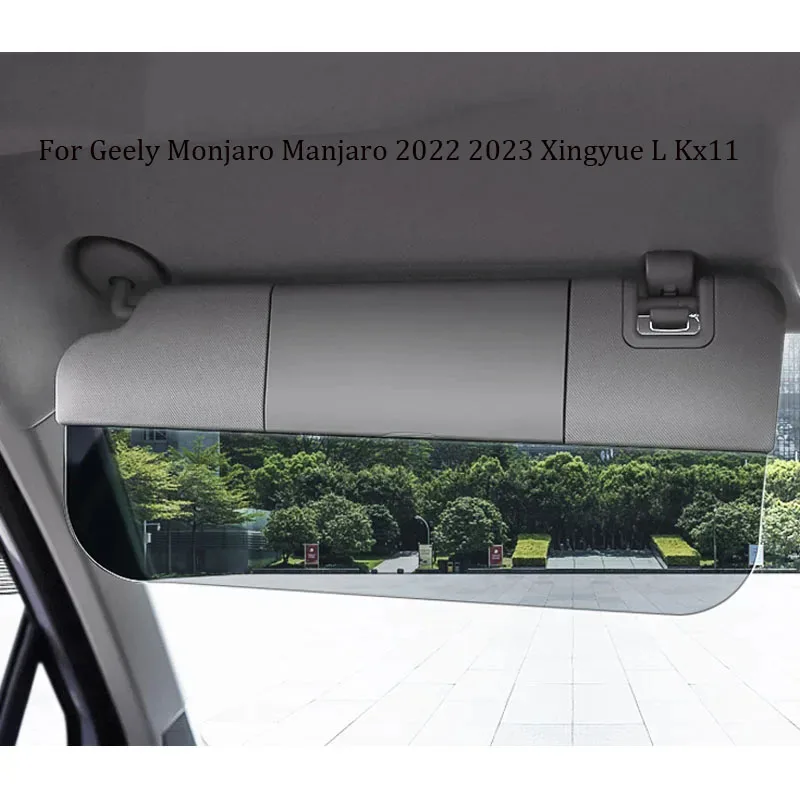 

For Geely Monjaro Manjaro 2022 2023 Xingyue L Kx11 Car Sun Visor Light Shadow Sunglasses Sunshade With Lights and Mirrors NEW