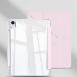 Cover protettiva in cristallo trasparente per tablet con funzione di sleep/wake