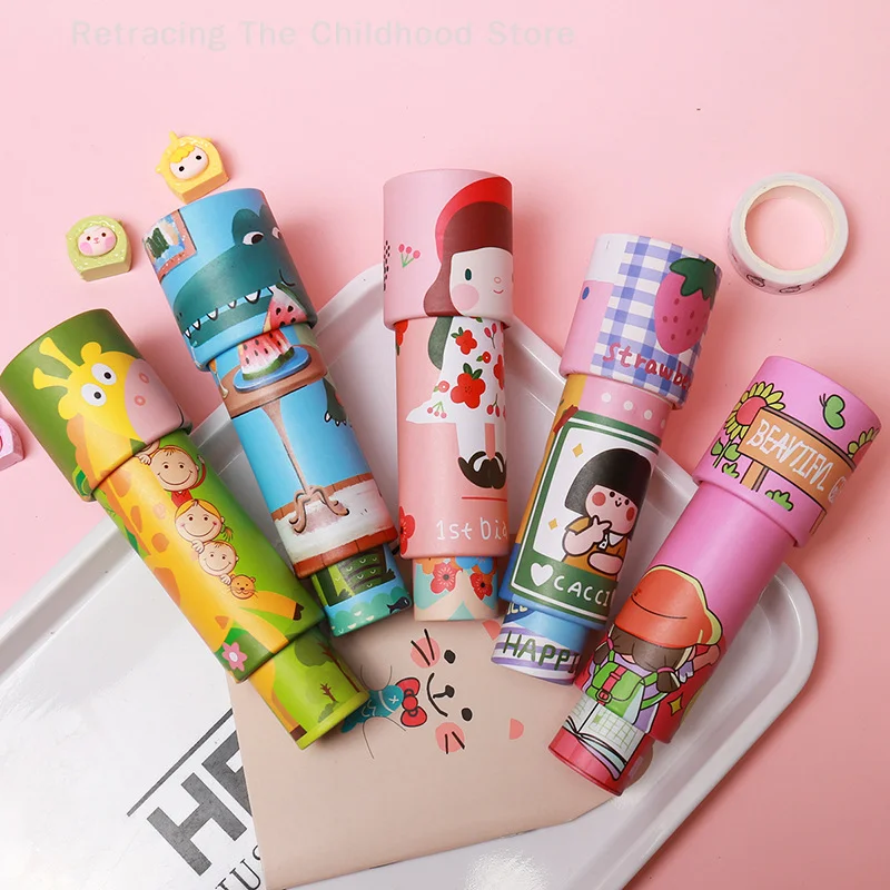 Scalable Rotation Magic Kaleidoscope Toys Funny Classic Kaleidoscope Fancy Colored World Classic Educational Toy Kid Gifts
