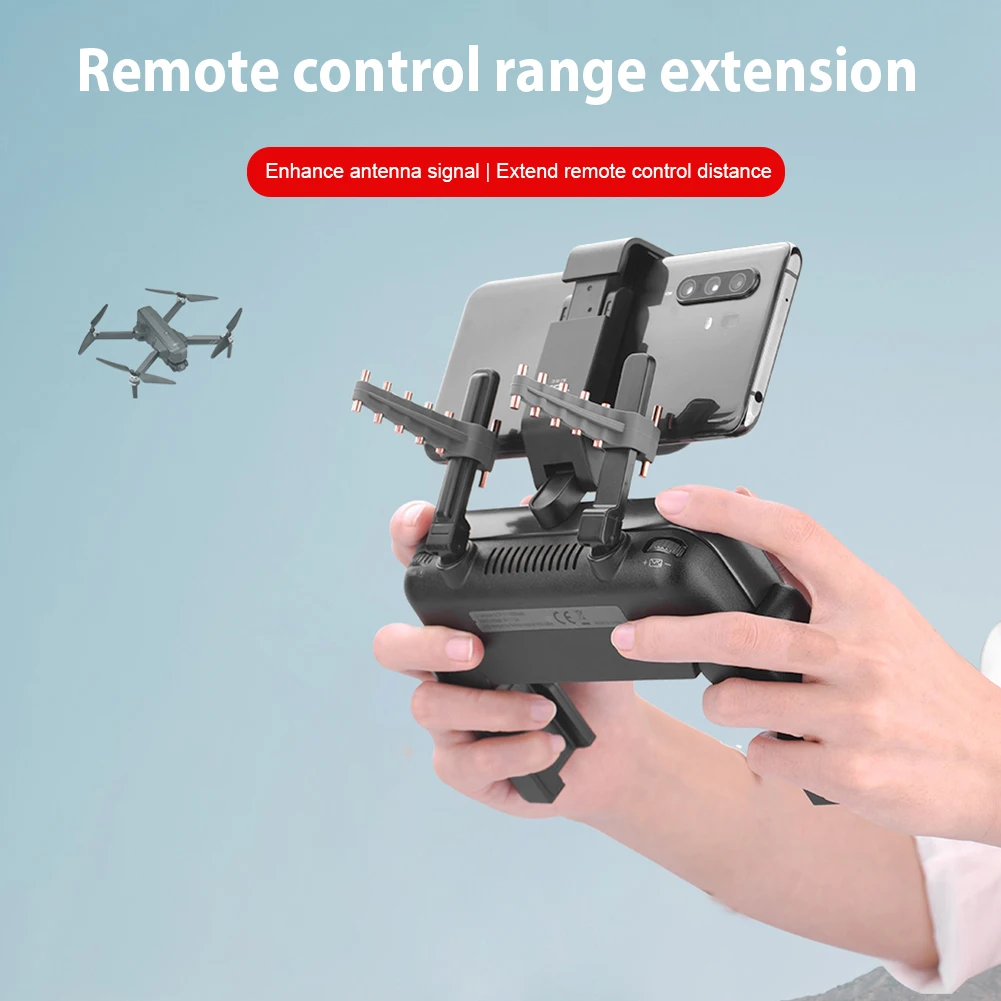 2pcs 원격 컨트롤러 신호 부스터 구리 원격 컨트롤러 Yagi 안테나 신호 FINI X8 MINI 용 DJI Mavic 2 강화