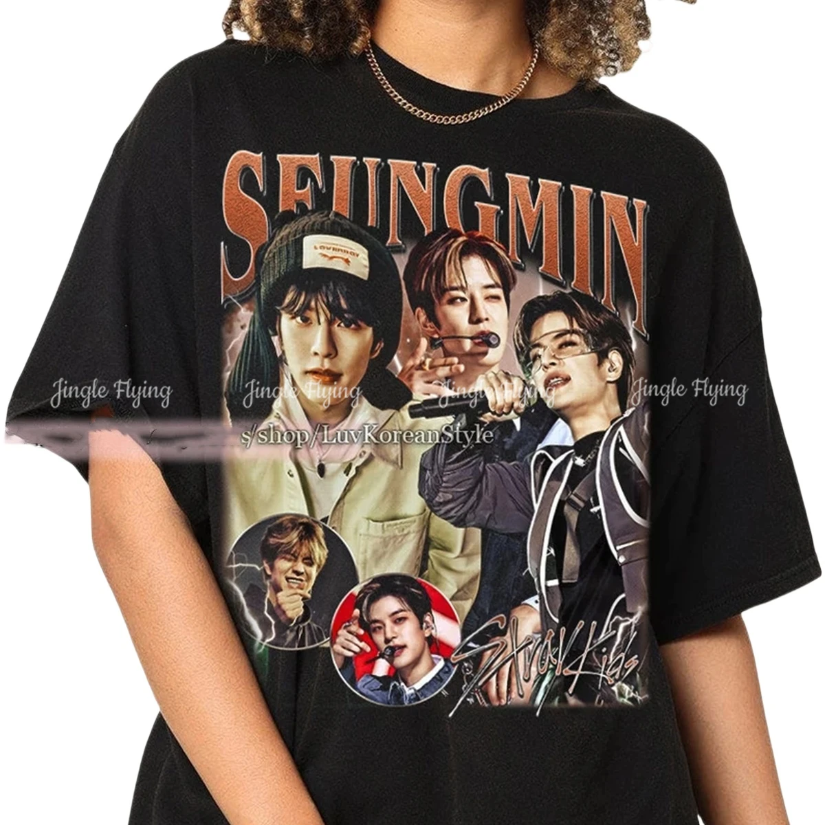 Limited Seungmin Kpop Tshirt Vintage Tribute Aesthetic Sweatshirt Retro Crewneck Sweatshirt Personalized Gift For Women 3