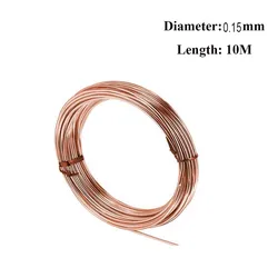 Premium Ultra - Fine Conductive Copper Wire - Excellent Conductivity and Versatile Use (0.15mm X 10M)