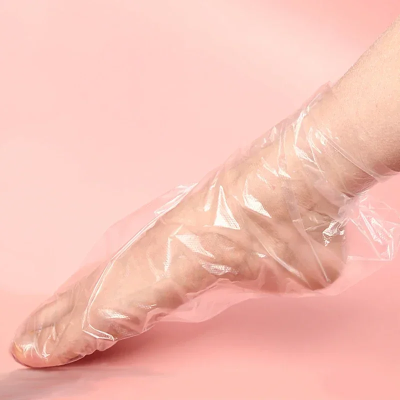 100PCS Transprent Disposable Foot Bags Detox SPA Covers Pedicure Prevent Infection Remove Chapped Foot Care Tools Bath Wipe Best Sellers In Beauty & Health