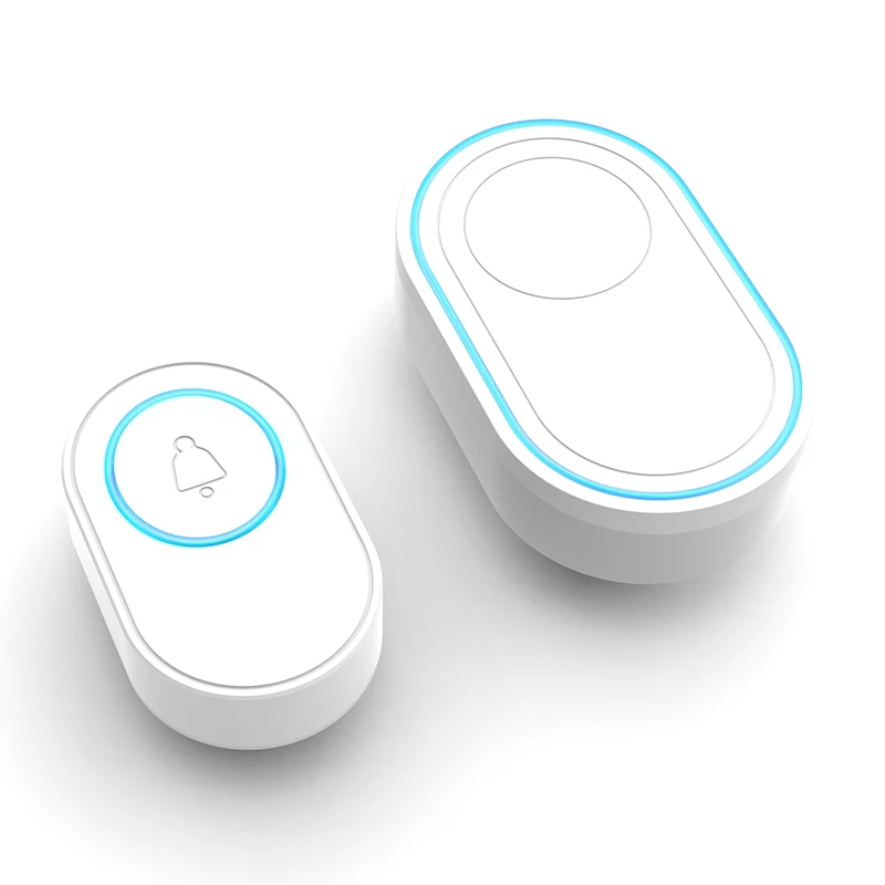 Intelligent Wireless 433mhz Music Doorbell Home Welcome Long Battery Life Waterproof Remote Smart Door Bell Chime Security Alarm