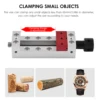 Mini Drill Press Vise 2.56-Inch Jaw Width Flat Clamp Bench Vise for Carving Engraving Machine Bench Drill Watch Repairing 4