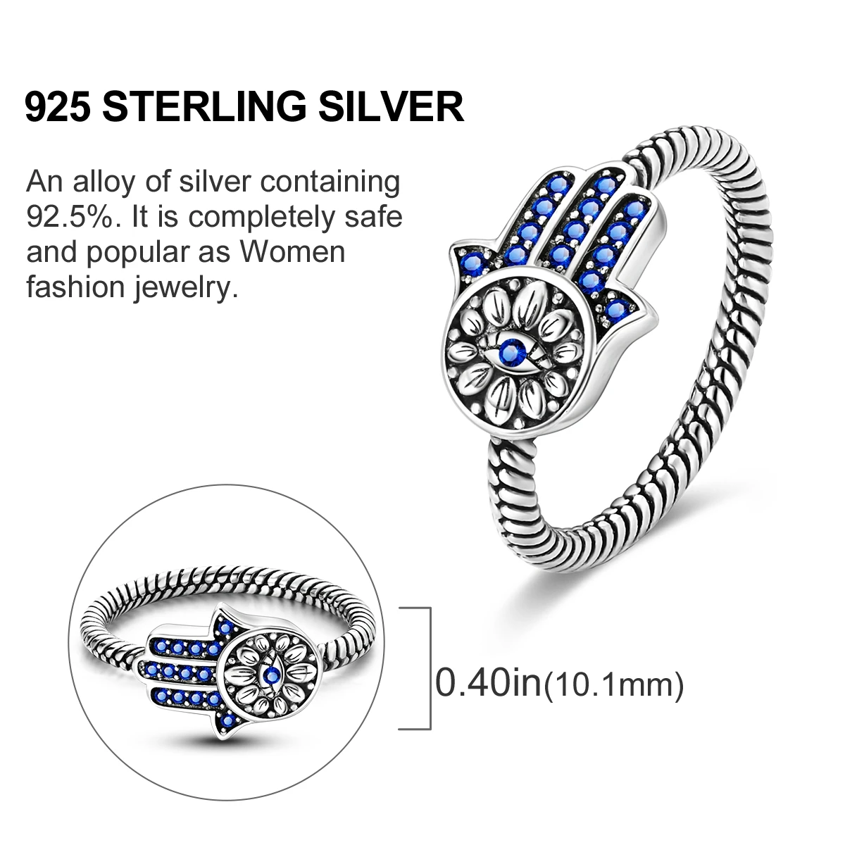 Rings For Women 925 sterling Silver Luminous Starmoon Snowflake Zircon ring Fashion engagement wedding jewelry gift 2
