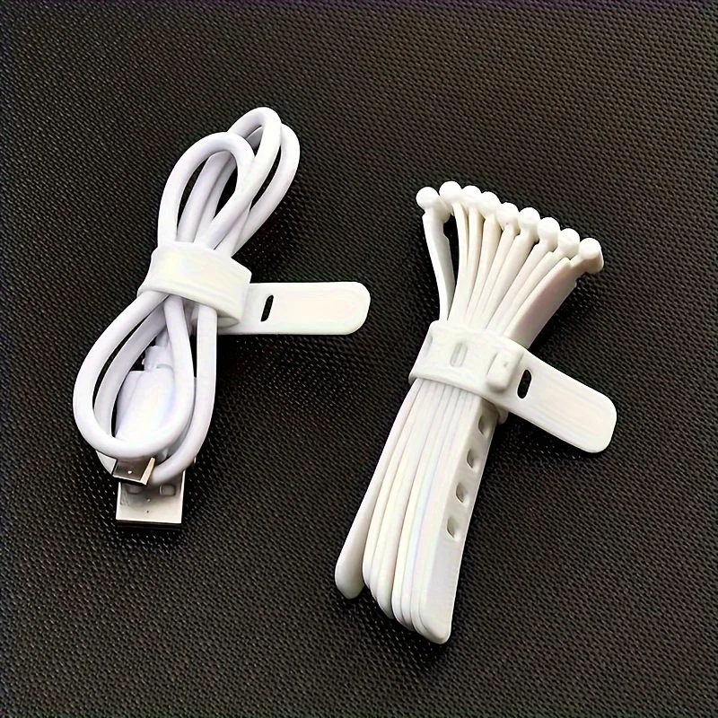 5pcs Organize Your Cables & Keep Them Dust-Free With This Desktop Storage Box 3