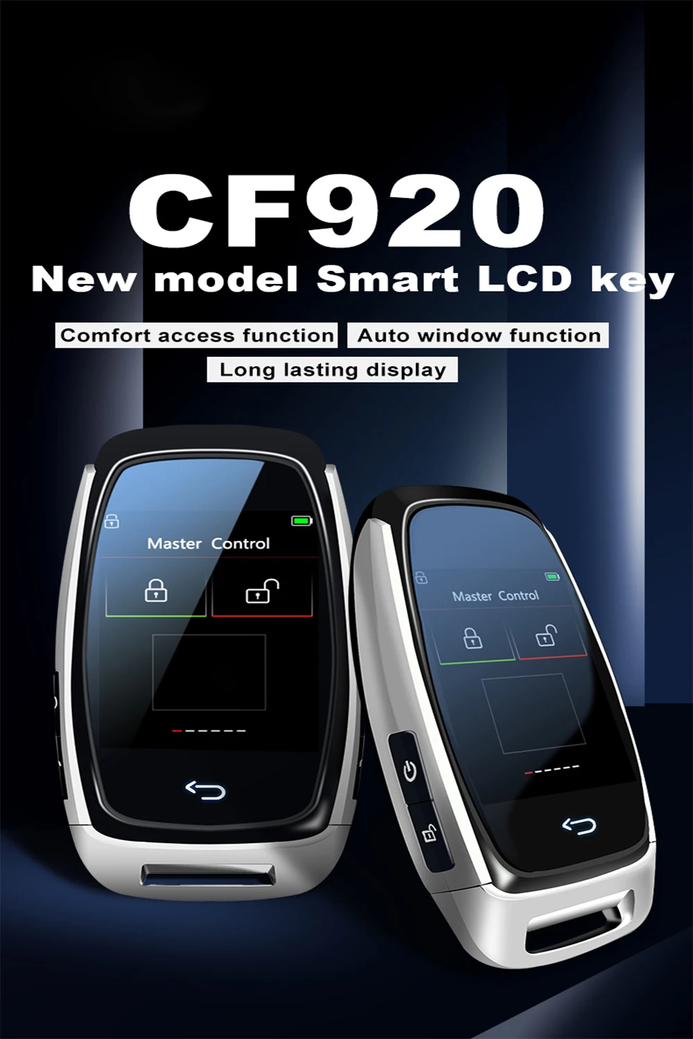 Universal CF920 modificato Smart Key LCD comodo ingresso Keyless Entry Auto lock per BMW per Benz per Toyota coreano/inglese - S1825b8e70120422aa8988d409602d031A